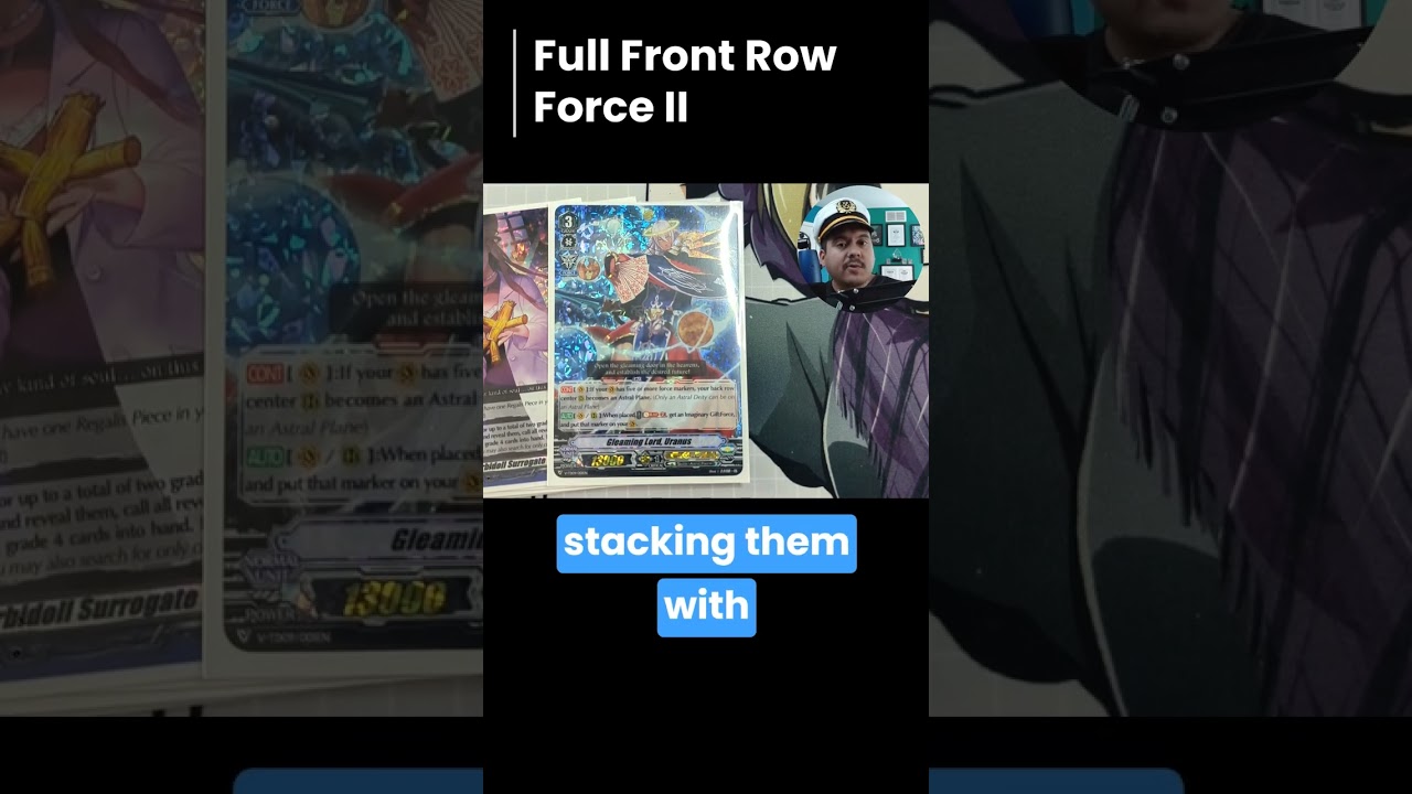 Full Front Row Force 2 | Fenrir Genesis Cardfight Vanguard overDress | History Collection