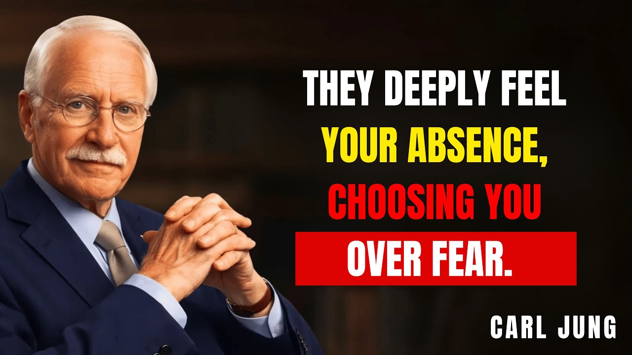 This person feels your absence deeply. They will choose you over their fear | Carl Jung