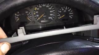 картинка: Мл-w163 (замена ламп в приборке) Мерседес-320