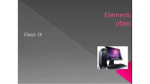 Class-9, Subject-Computer, Video-20, Chapter-Elementary concepts of..., Part-4 by Miss Rancy