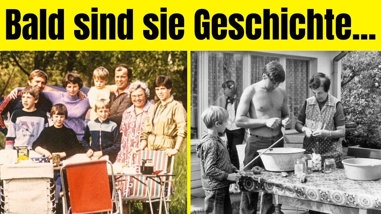 10 Deutsche Familientraditionen, die langsam VERSCHWINDEN...