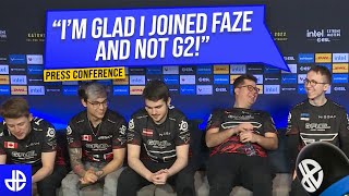 Ropz: "I'm Glad I Joined FaZe and Not G2!" | IEM Katowice Press Conference
