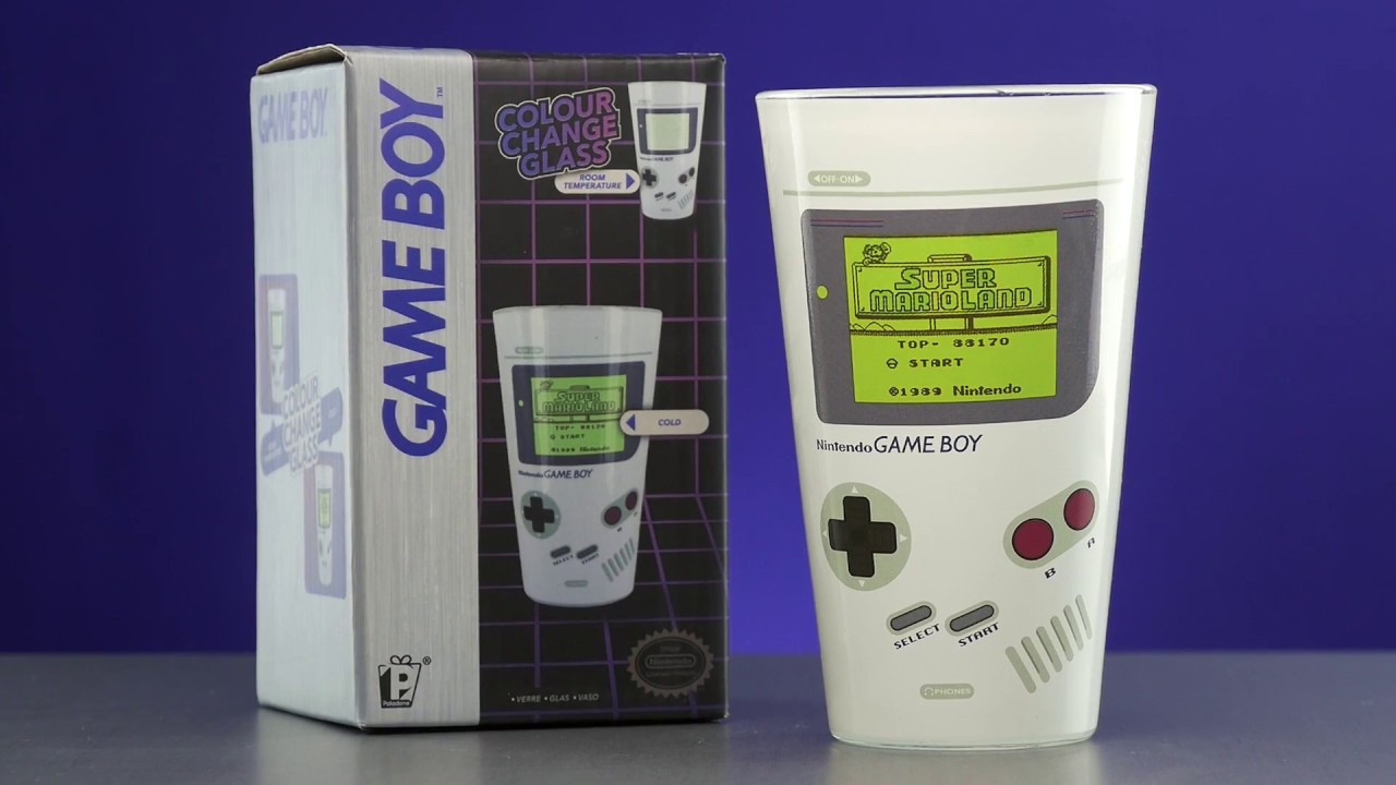 Game Boy™ Colour Change Glass | Paladone - YouTube