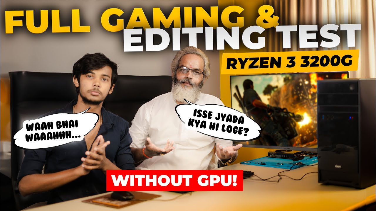 Full Testing Video 🔥 Ryzen 3 3200G PC Build - YouTube