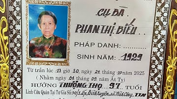 Lễ Tang Cụ Bà Phan Thị Biếu 97T(Cty mai táng tân an)