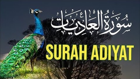 Surah Al Adiyat (The Courser) | Full With Arabic Text (HD) 100- سورة العاديات