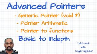 Advanced Pointers in C | Void Pointers, Pointer Arithmetic & Function Pointers