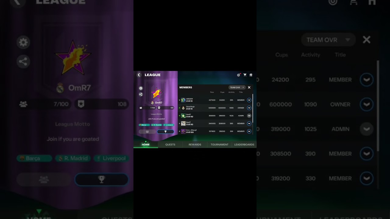 If you didn't join a league yet join my league🔥