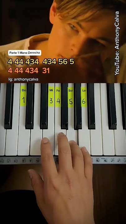 Titanic // Piano Tutorial EASY Piano Fácil