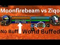 Epic duel vs ziqo no world buff vs world buffed