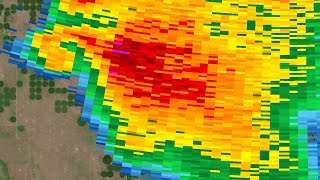2025 Dickens, Nebraska Supercell Radar Loop