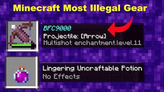 I Collected Minecraft's Most Illegal Gear !