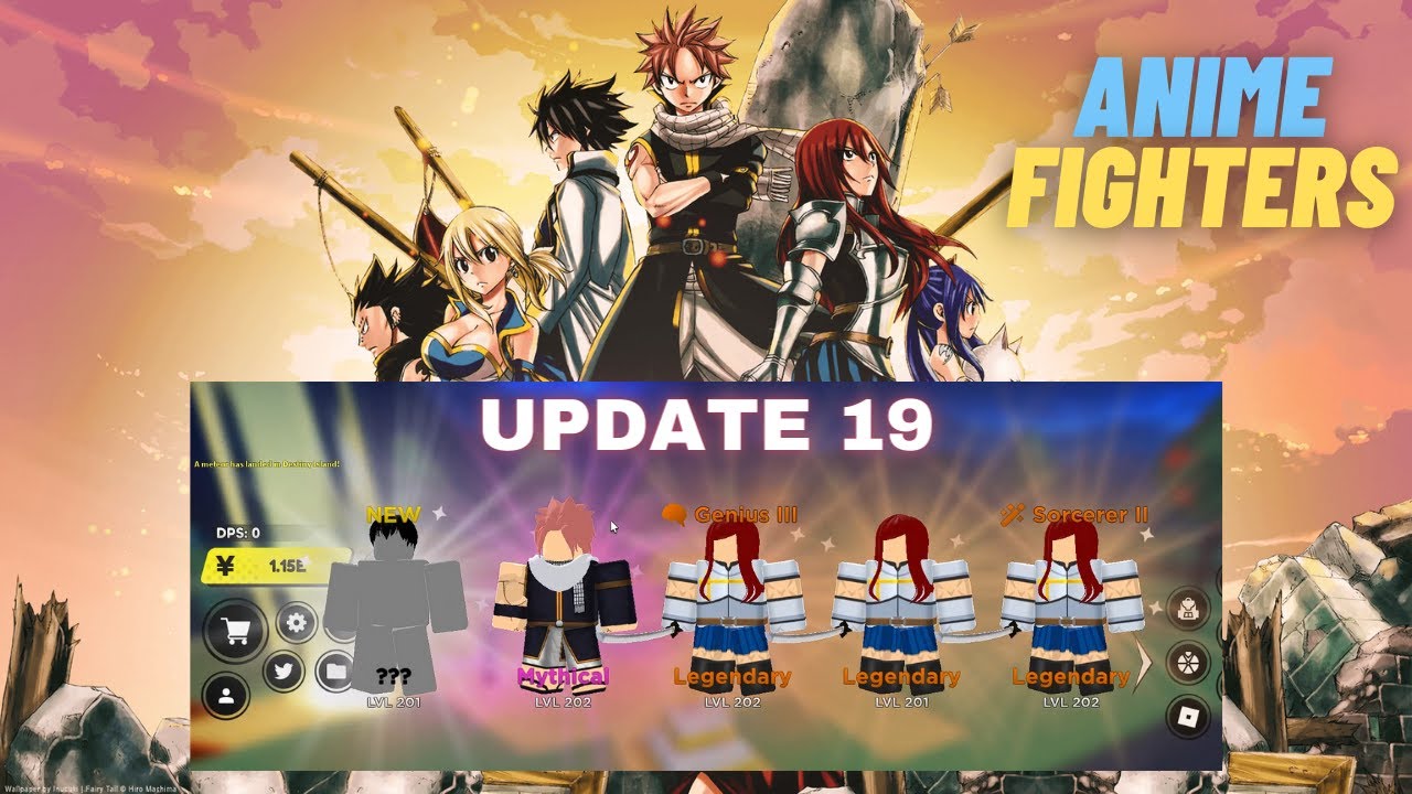 Update 19 - New Content [ Fairy Tail ] in Anime Fighters Simulator