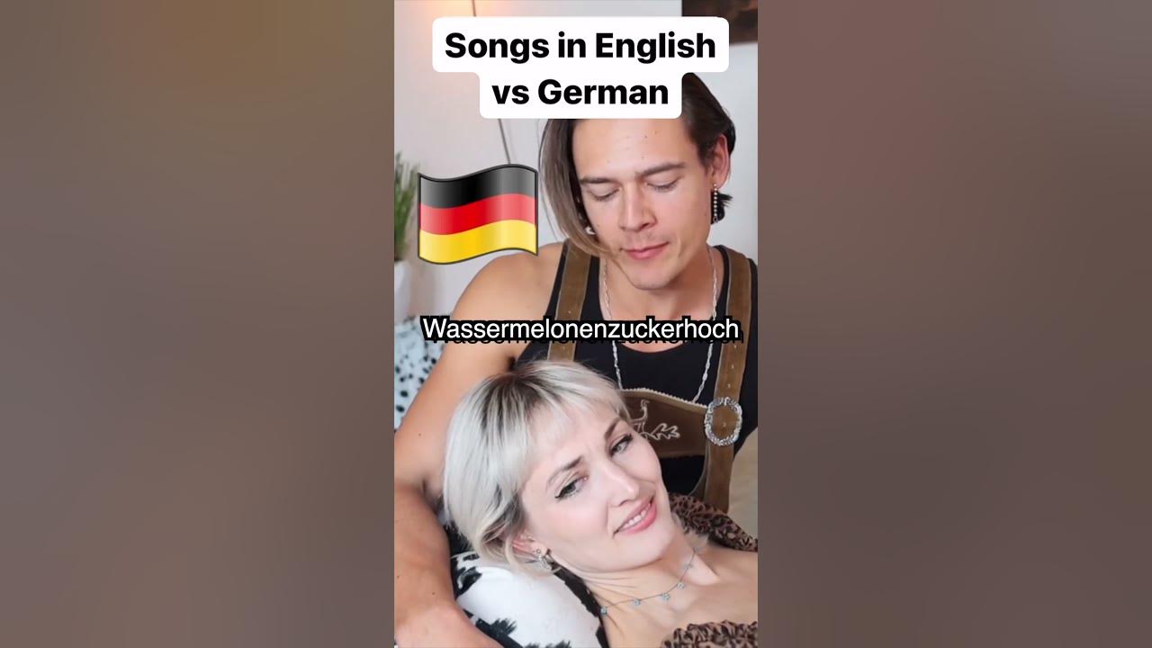Songs in English vs German