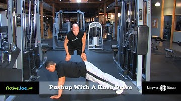 Pushup with Knee Drive