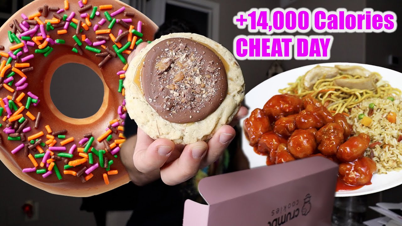 High Calorie Cheat Day! 🍩 - YouTube