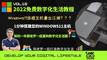 2022年Uncle LUO老罗叔叔最新免费数字化教程：免费微软windows11桌面云主机1分钟搭建教程。Free RDP！ Free win11 RDP！Free Cloud PC！