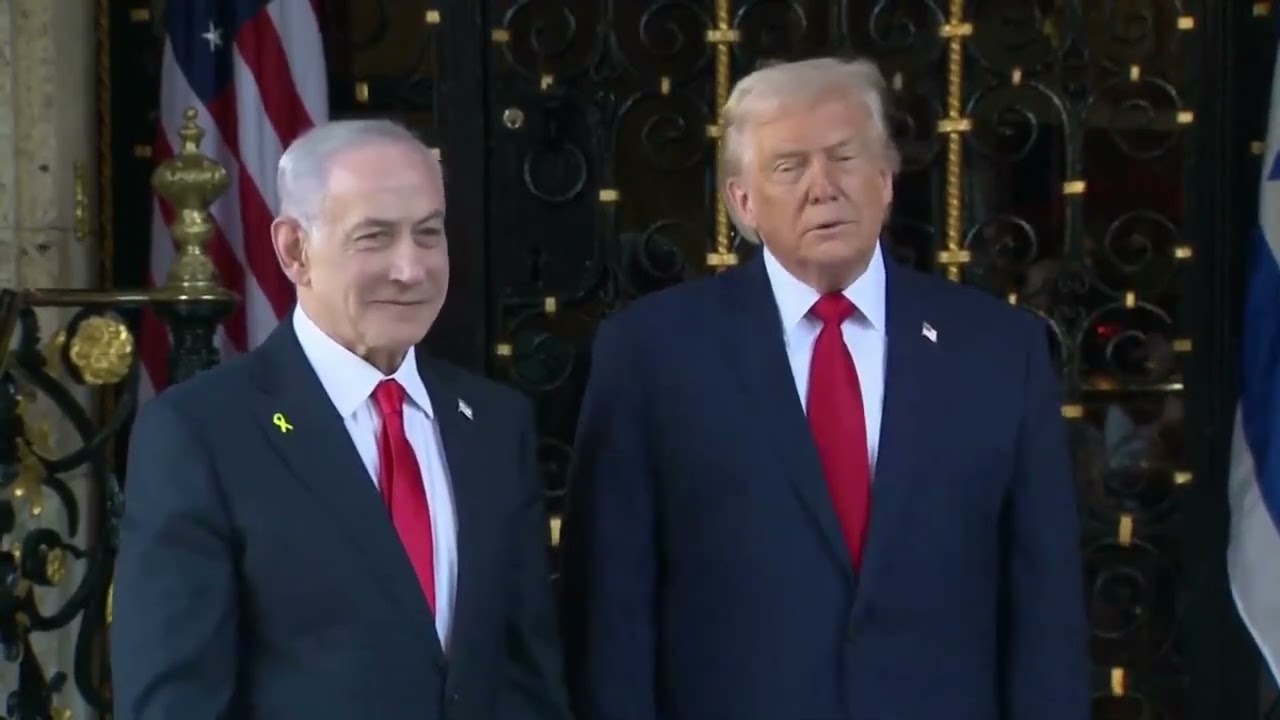 Trump Welcomes Netanyahu to Mar-a-Lago