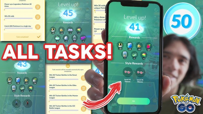 Pokemon Go 41-50 level guide: All tasks and requirements