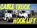 Palfinger Hooklift & American Cable Truck Comparison  (Dumpster Trucks) Two Awesome Trucks