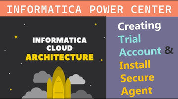 1. IICS Architecture and trial account. Install IICS Secure Agent. CAI & CDI