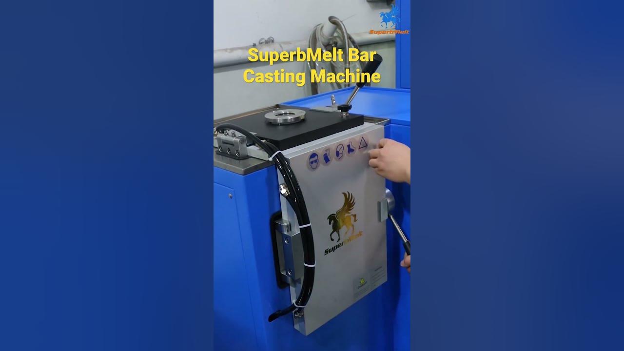 SuperbMelt Vacuum Gold Bar Casting Machine Silver Bar Making Production