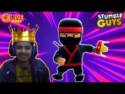 (FACECAM) STUMBLE GUYS PLAY WITH SUBSCRIBERS LIVE PARTY CODE.