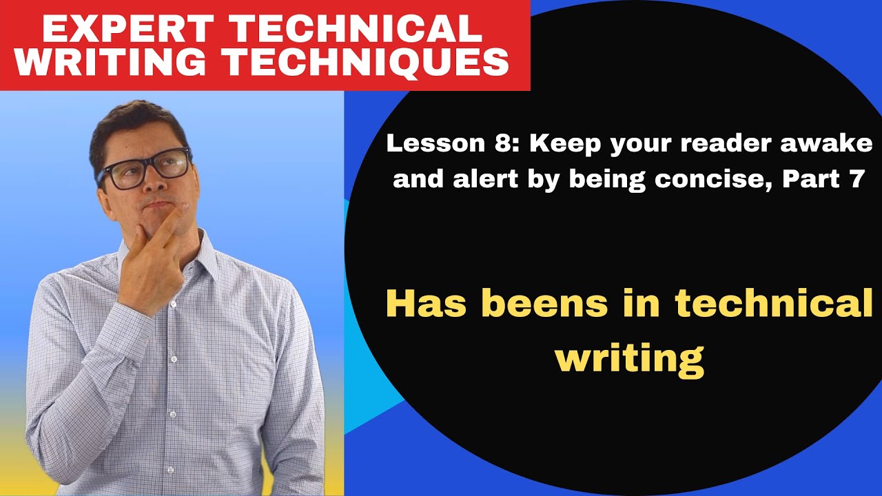 Has beens in technical writing YouTube