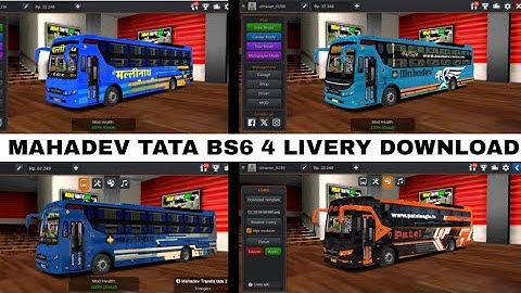 Mahadev tata bs6 4 livery download link 👇 mod link 👇