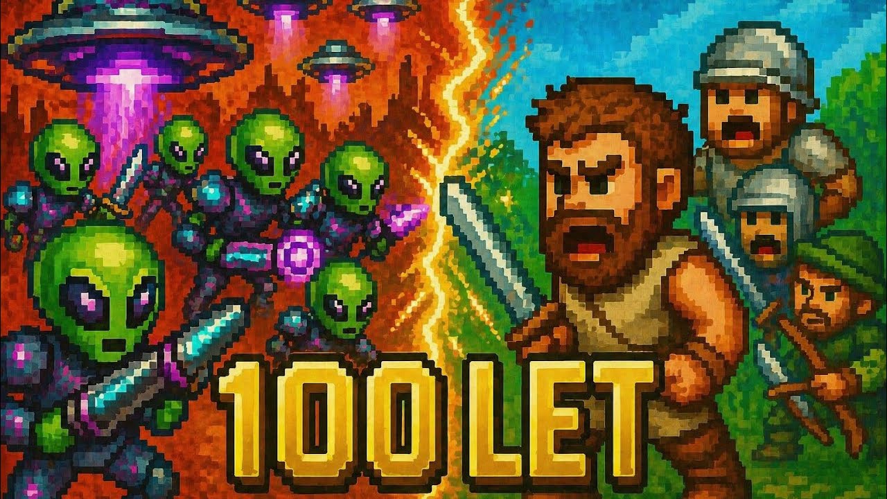 Dal jsem lidem 100 let na přežití MIMOZEMSKÉ apokalypsy (Worldbox)