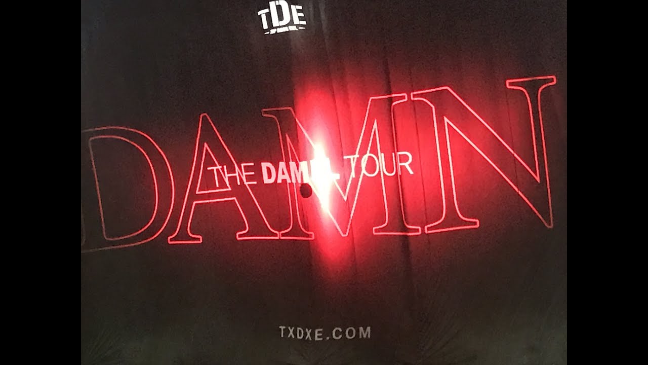 Kendrick Lamar Damn Tour | Crowd Takes Over Kendrick Lamar's Be