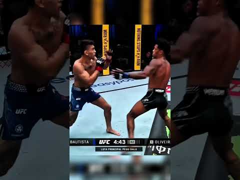 Vinicius Lok Dog vs Mario Bautista - Melhores Momentos #ufc #mma #nocaute #shorts