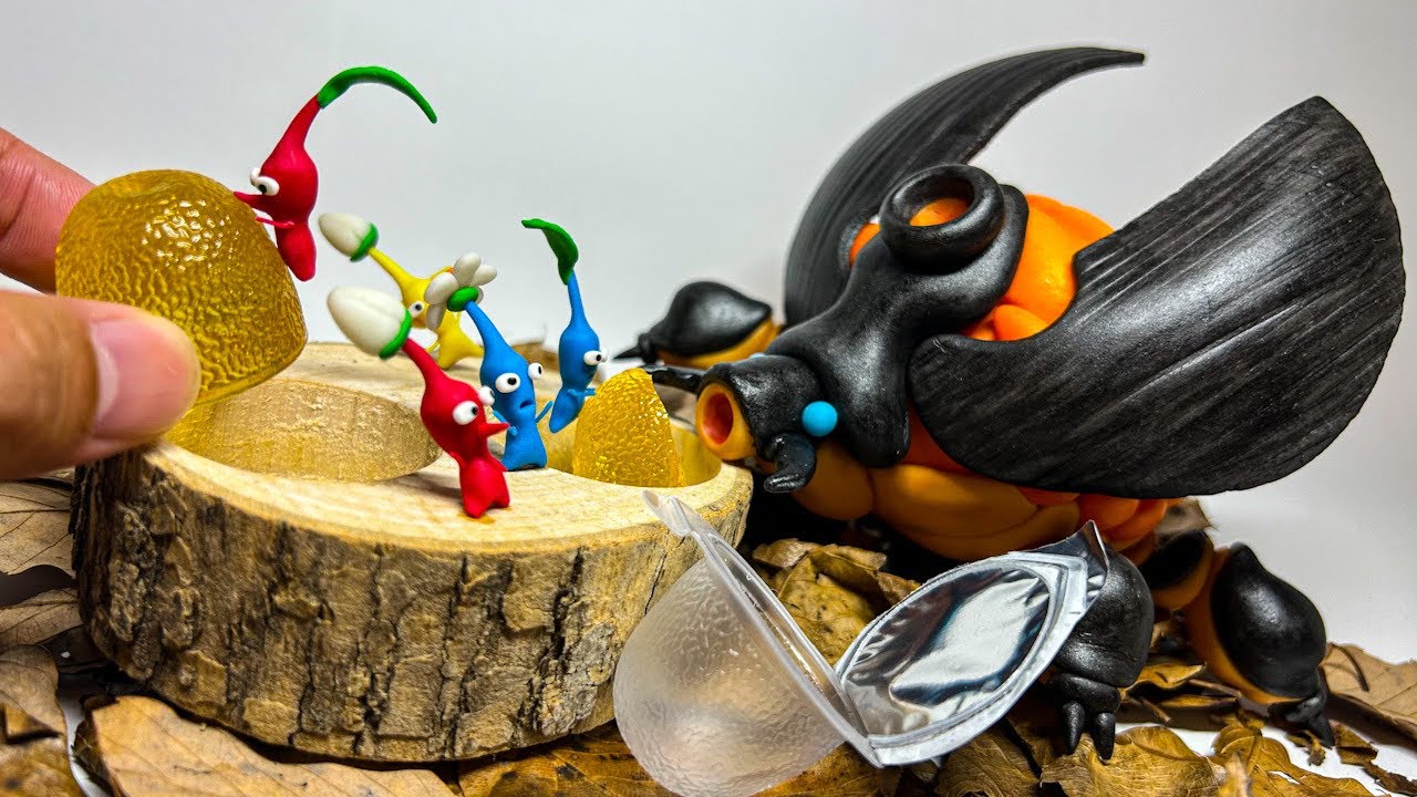 ゼリーを取り合うピクミン作ってみた〜I made Pikmin that fight over jelly〜