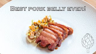 Best pork belly ever! Crispy & juicy | Fine dining