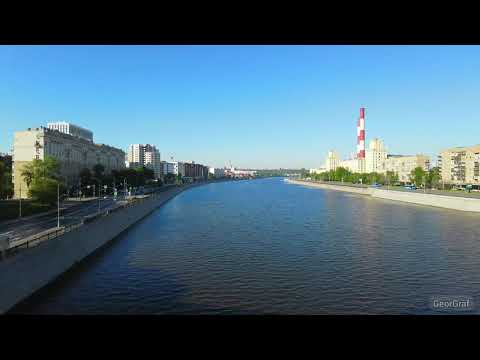 Виды на Москву с моста Богдана Хмельницкого.
