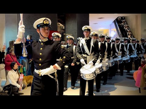 Escuela Naval - Intervención Boulevard Marina Arauco 2024 (4K-HD)