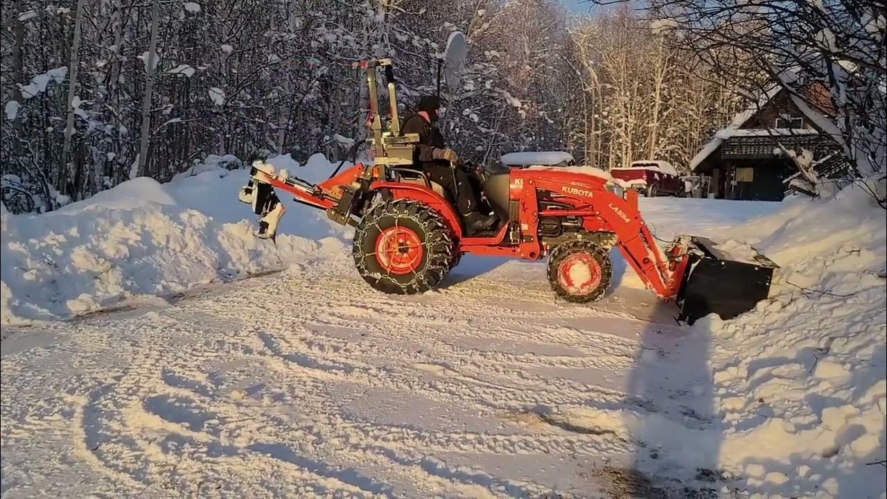 A huge plowing job for our B2650 YouTube