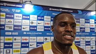 Christian Coleman After 4Th In Brussels Diamond League 200M, Talks Europe Travel, Team Support