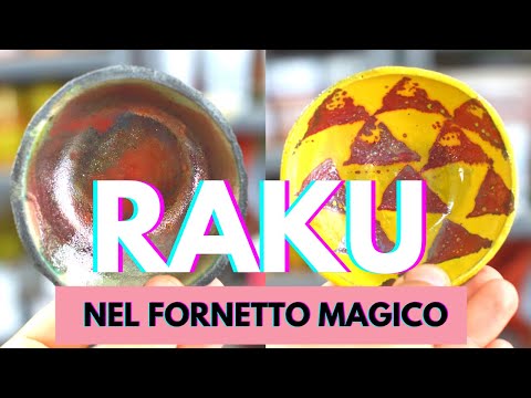 Raku nel Fornetto Magico. Come Smaltare e Cuocere la Ceramica Raku.