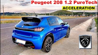 Peugeot 208 acceleration 0-100, 1/4 mile, 60-100, 80-120 | 1.2 PureTech | 100hp | FWD | GPS results