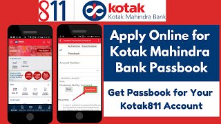 How to Apply Online For Kotak Mahindra Bank Passbook | Apply Online For Kotak811 Account Passbook screenshot 5