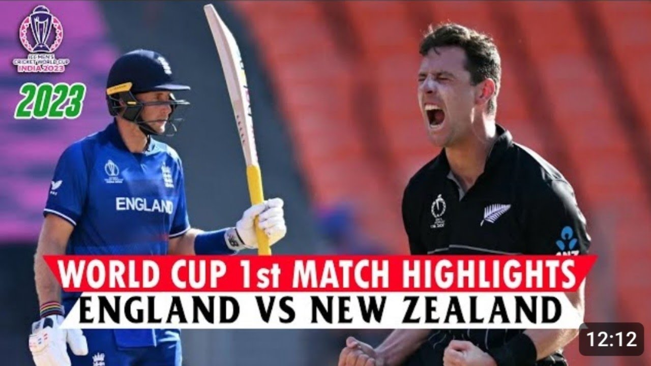 Full Highlights | England vs New Zealand ICC World Cup 2023 Match ...