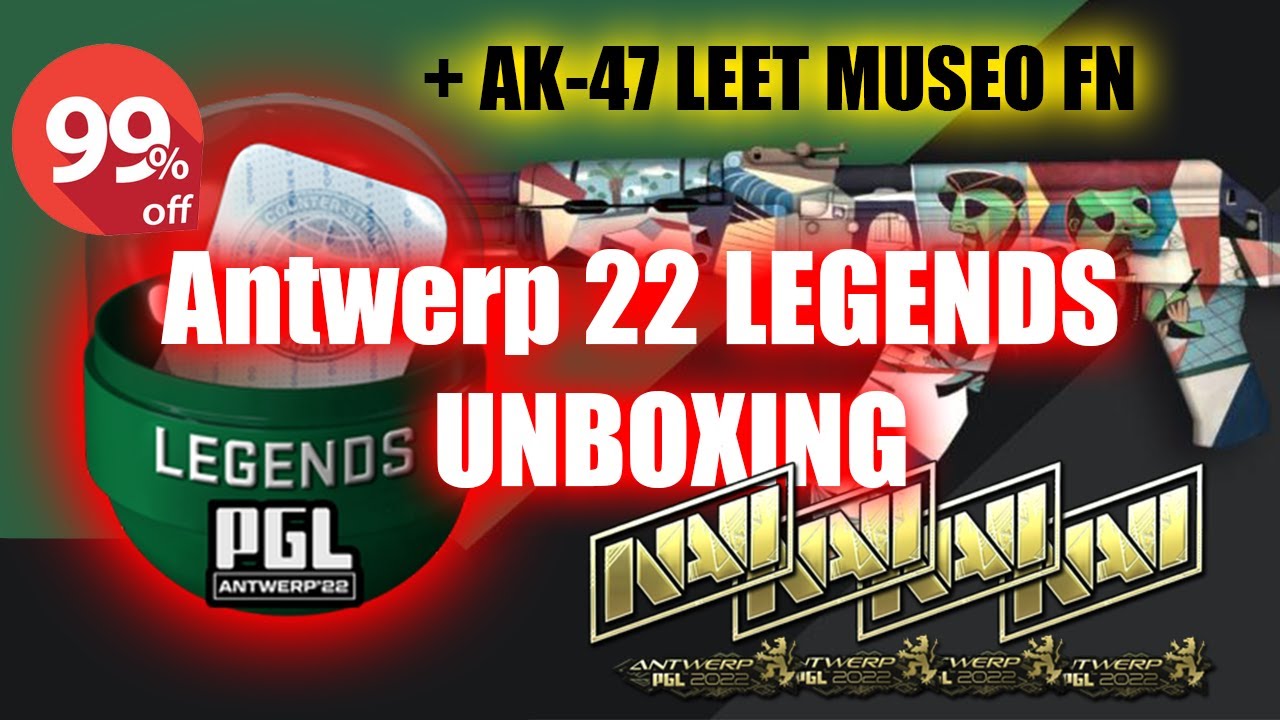 ANTWERP 2022 LEGENDS UNBOXING + AK-47 LEET MUSEO 