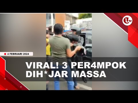 TERJEBAK MACET, 3 PER4MPOK BABAK BELUR DIH4JAR MASSA | U-NEWS