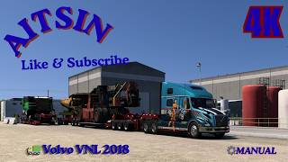 🚛 Volvo VNL 2018 🎮 4K Gameplay | Heavy Haul 🌲 Log Stacker | Des Moines → Sioux City | ATS