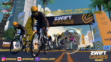 2024/03/21 - Race: Glasgow Crit Circuit - Sprint Race 3 | Zwift Games (C) in Scotland