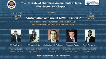 ICAI DC Chapter presents "Automation and use of AI and ML in Audits"