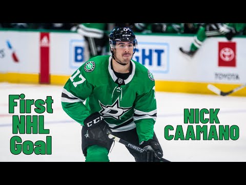 Nick Caamano #17 (Dallas Stars) first NHL goal 08/10/2019
