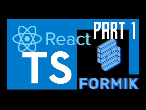 Tutorial Overview [React TypeScript with Formik Integration 1/7]