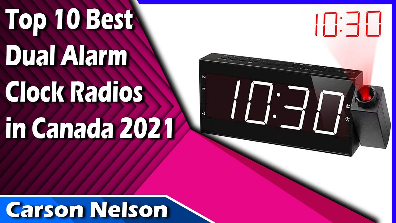 Top 10 Best Dual Alarm Clock Radios in Canada 2021 YouTube